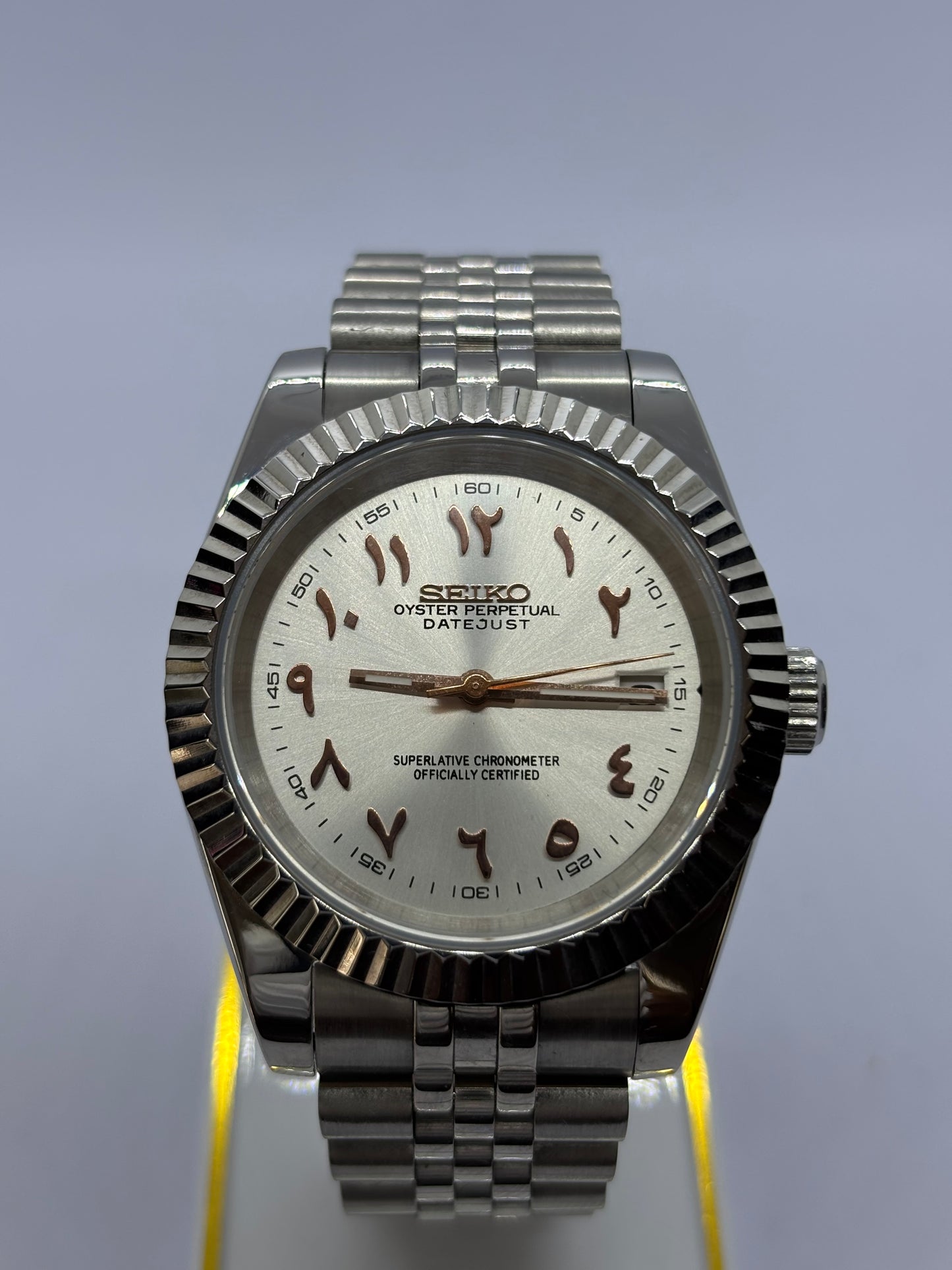 Arabic Dial - Blanc/Bronze