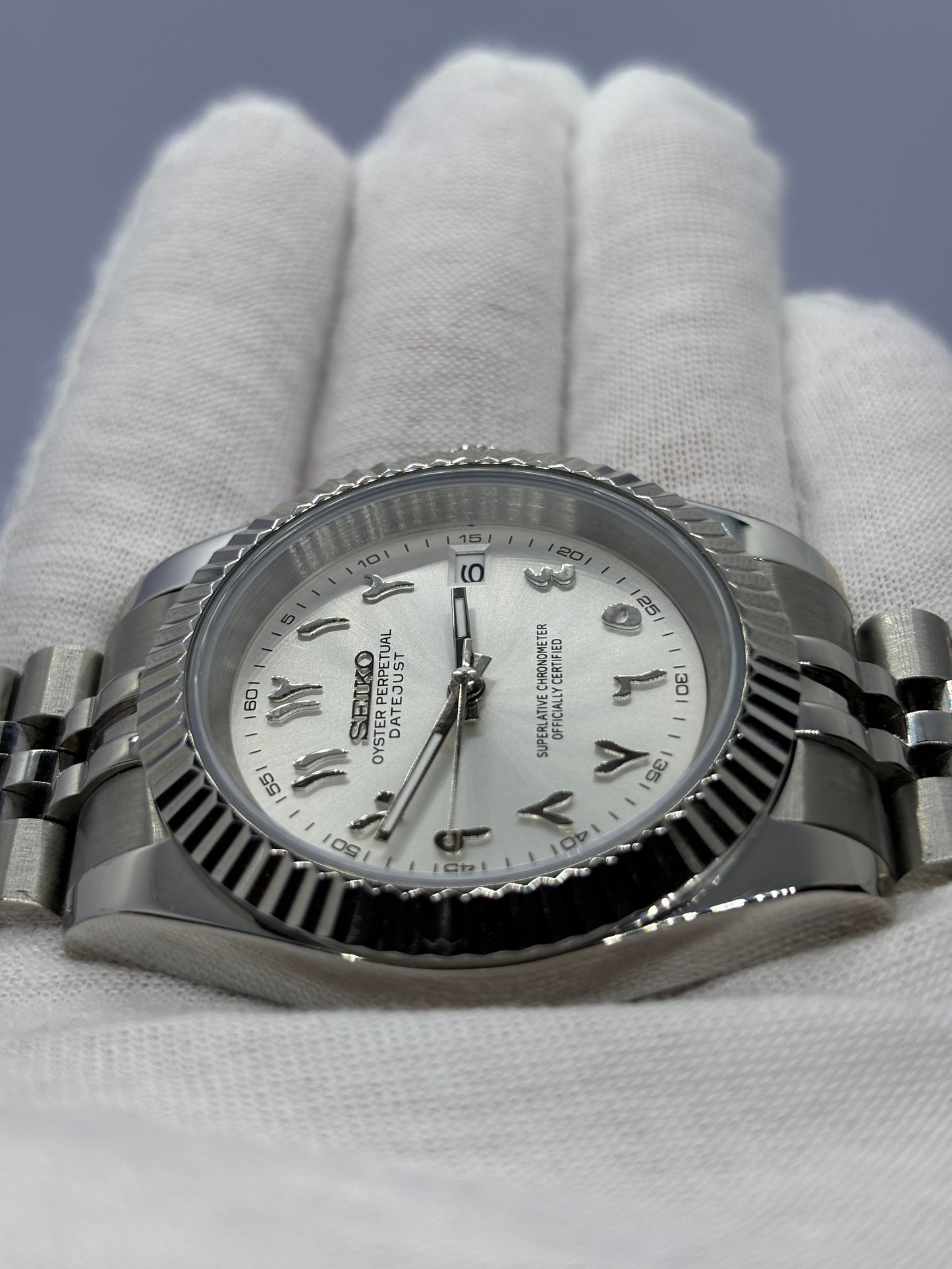 Arabic Dial - Blanc Argenté
