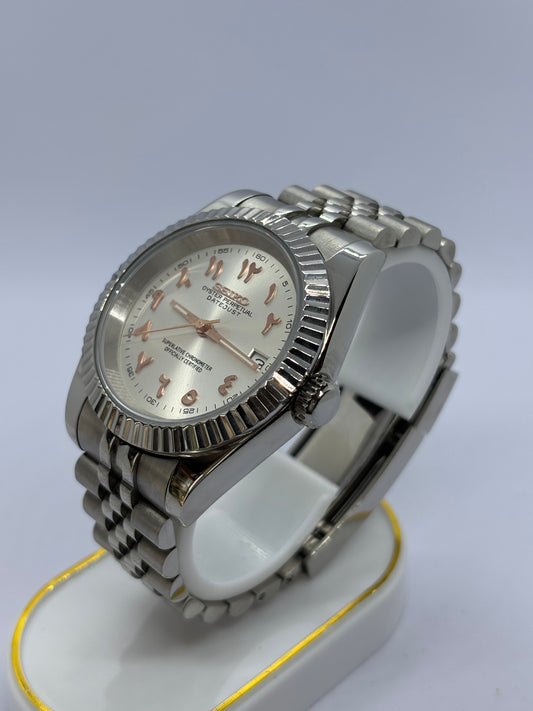 Arabic Dial - Blanc/Bronze