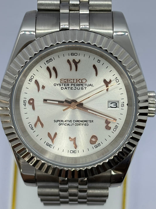 Arabic Dial - Blanc/Bronze